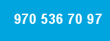 970 536 70 97